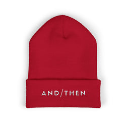 IJTT Beanie Hat: AT Slash White | Red