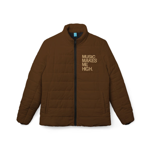 MMMH Women’s Puffer Jacket: Brown | Tan