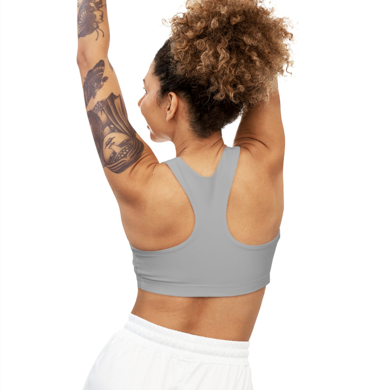 MMMH Sports Bra: Light Grey | Grey