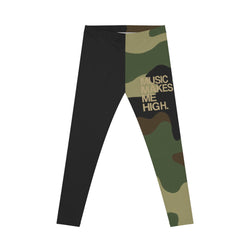 MMMH Leggings: Camo/Black | Gold