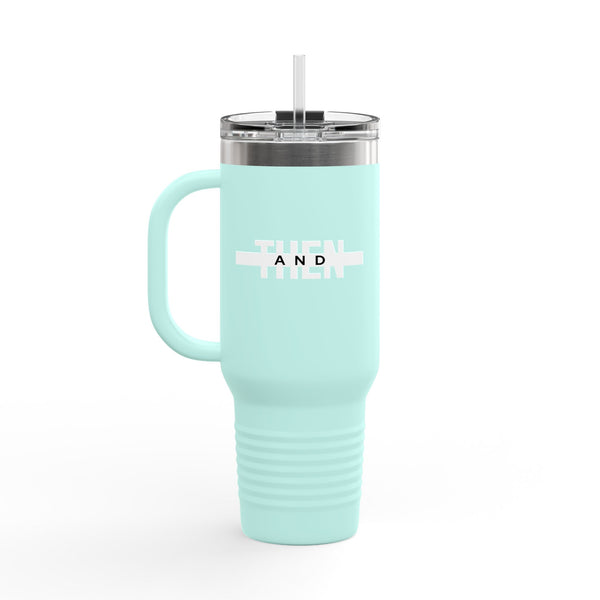 IJTT Insulated Mug: At Strike White | Teal