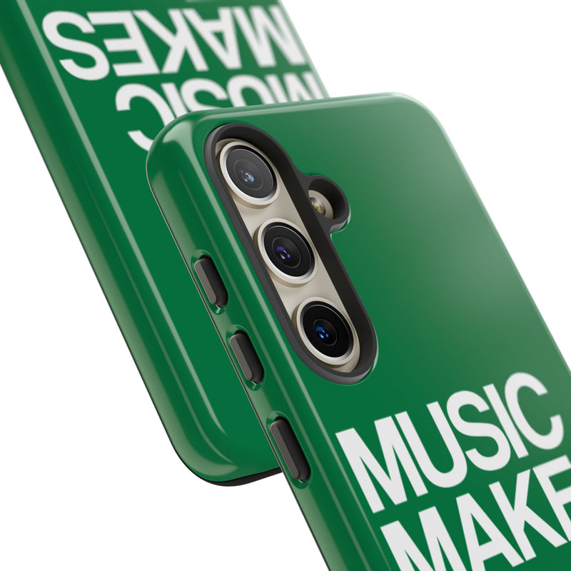 MMMH Classic Phone Case: Dark Green | White