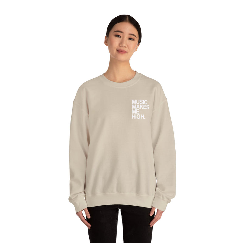 MMMH Unisex Sweatshirt: Sand | White