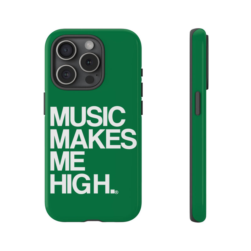 MMMH Classic Phone Case: Dark Green | White