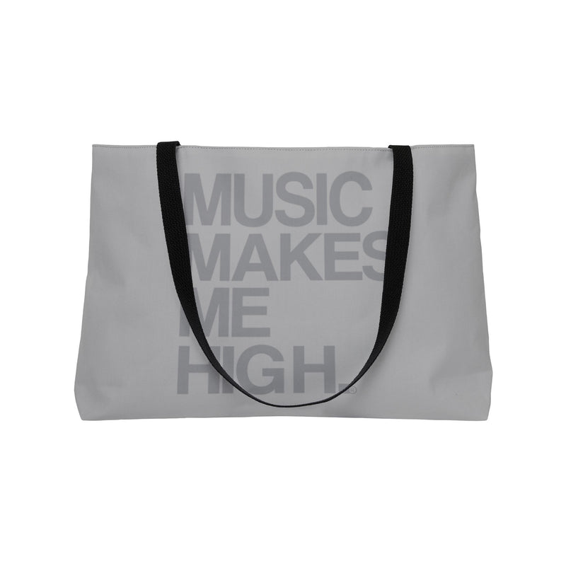 MMMH Weekender Bag (Black Handle): Light Grey | Grey