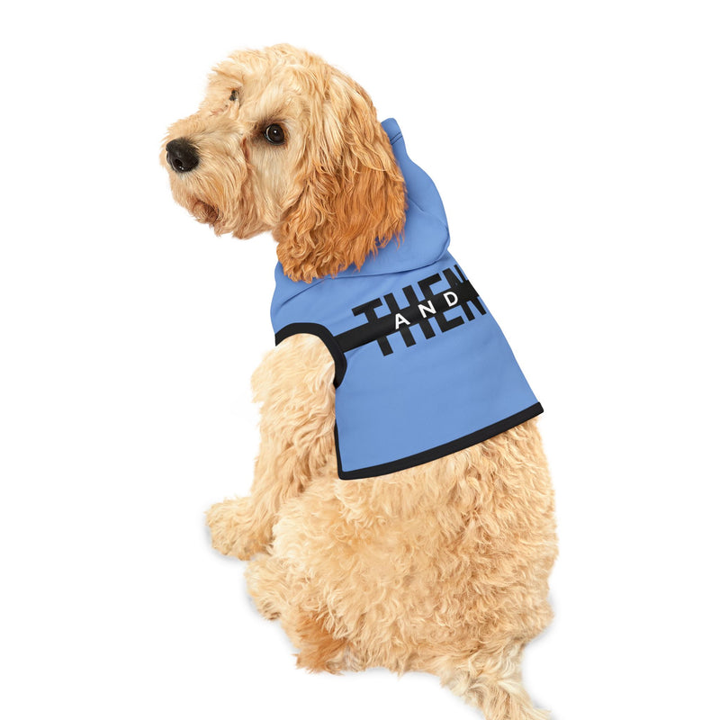 IJTT Pet Hoodie: AT Strike Black | Carolina Blue