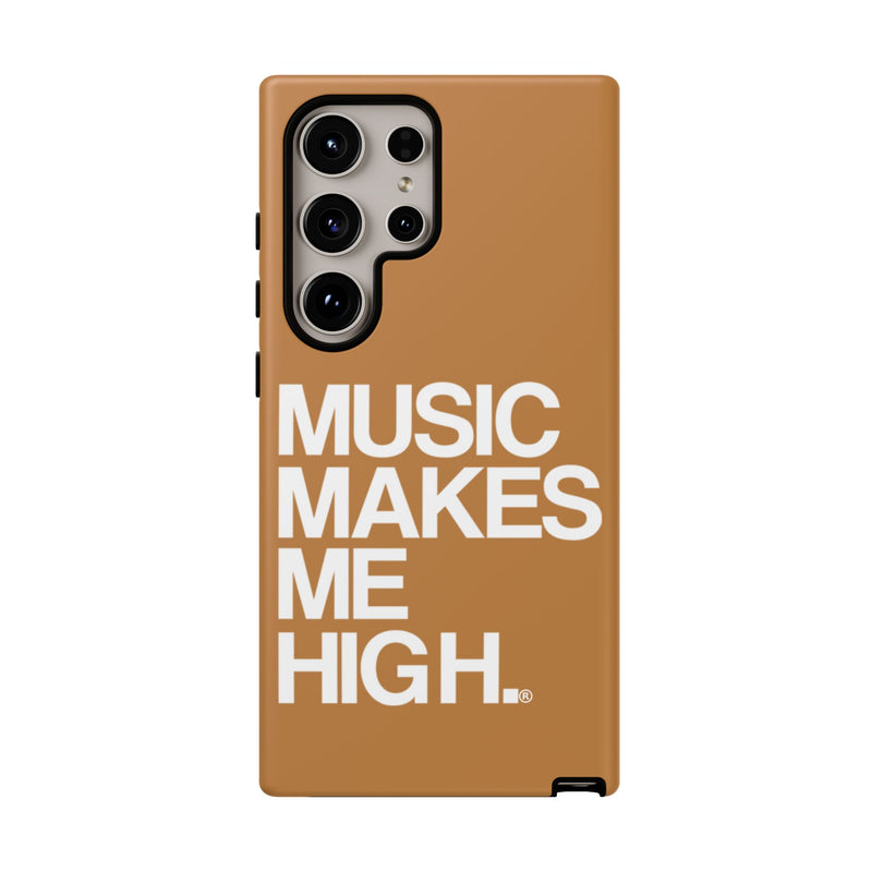 MMMH Classic Phone Case: Light Brown | White