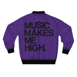 MMMH Bomber Jacket: Purple | Black Lettering