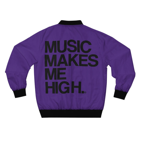 MMMH Bomber Jacket: Purple | Black Lettering