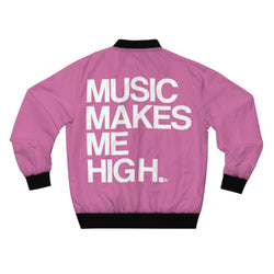 MMMH Bomber Jacket: Light Pink | White Lettering