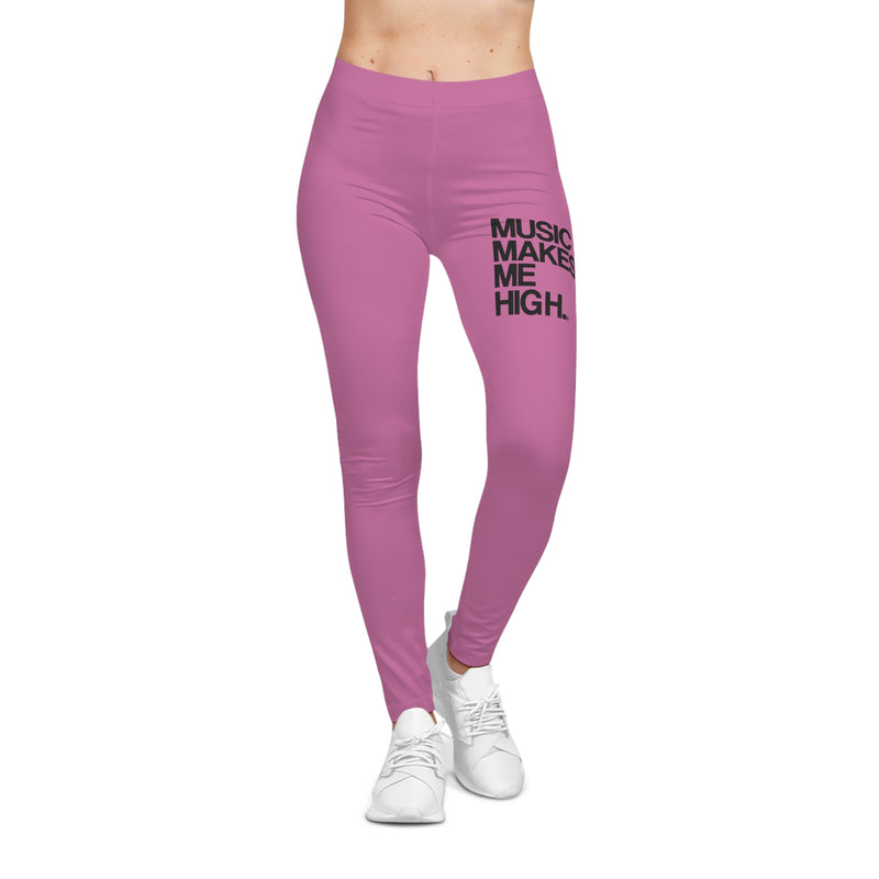 MMMH Leggings: Light Pink | Black