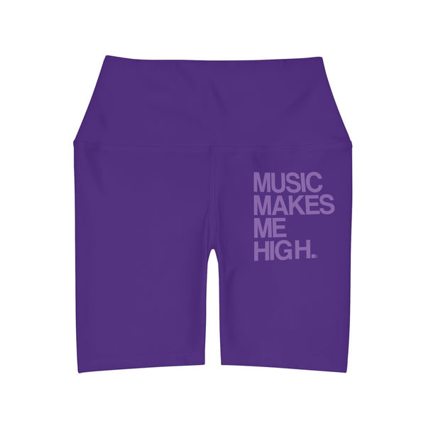 MMMH Yoga Shorts: Purple | Light Purple