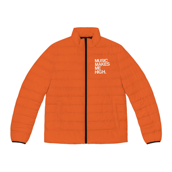 Copy of MMMH Men's Puffer Jacket: Orange | White