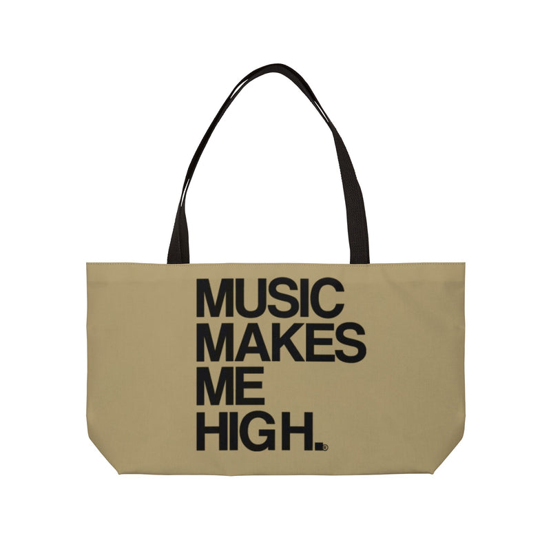 MMMH Weekender Bag (Black Handle): Gold | Black