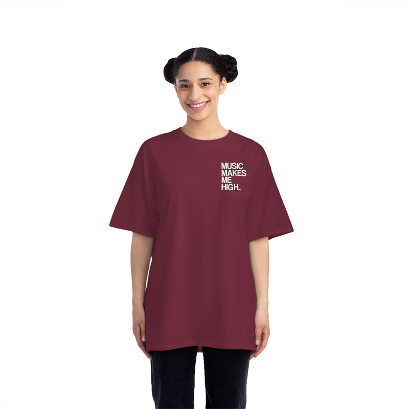 MMMH Unisex T-Shirt: Maroon | White Lettering