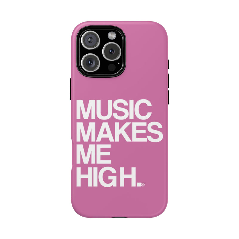 MMMH Classic Phone Case: Light Pink | White