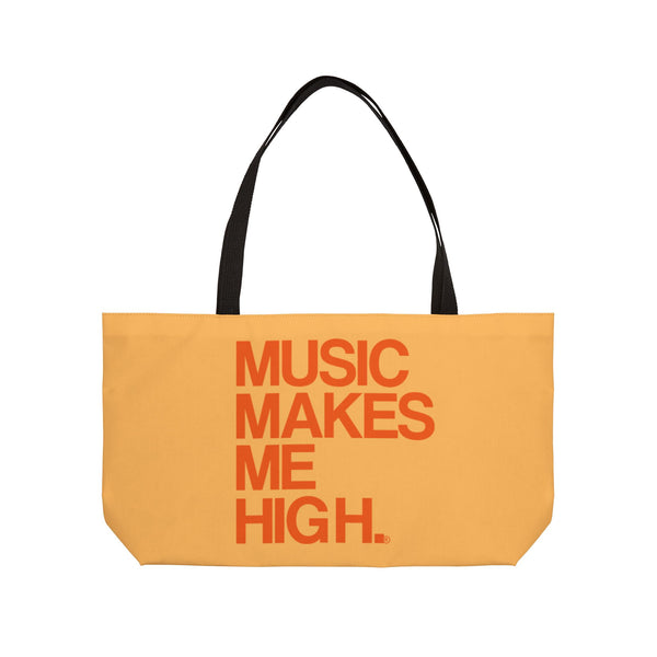 MMMH Weekender Bag (Black Handle): Light Orange | Orange