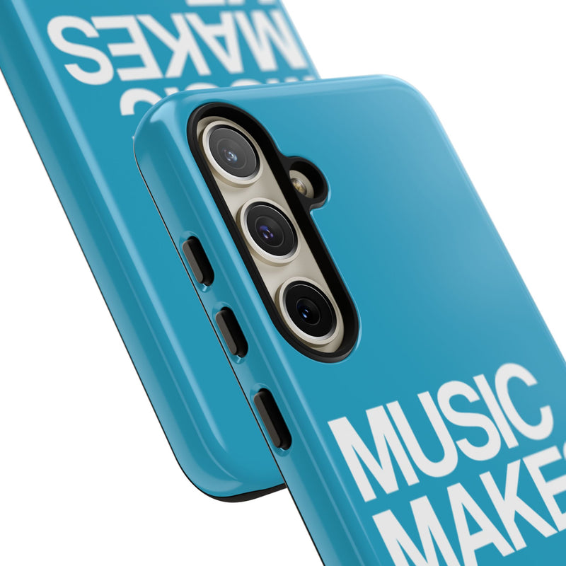 MMMH Classic Phone Case: Turquoise | White