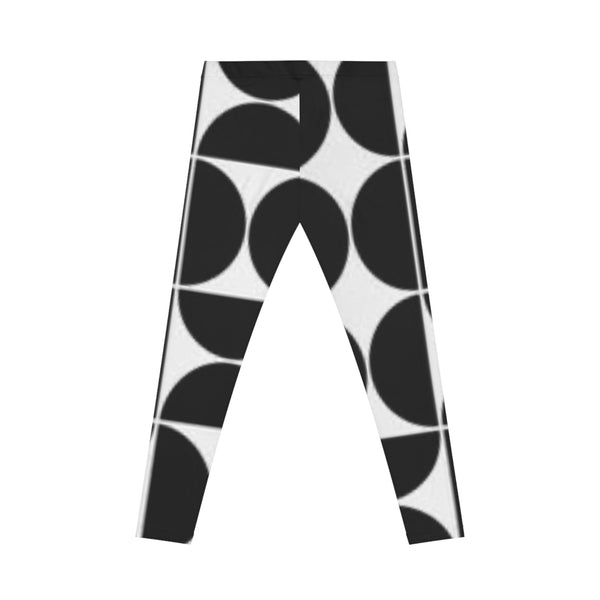 MMMH Leggings: Black Geo | Red