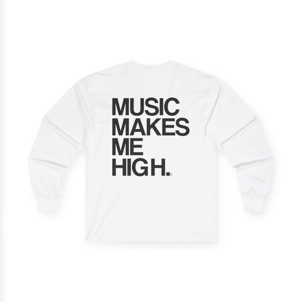 MMMH Long Sleeve Shirt: White | Black