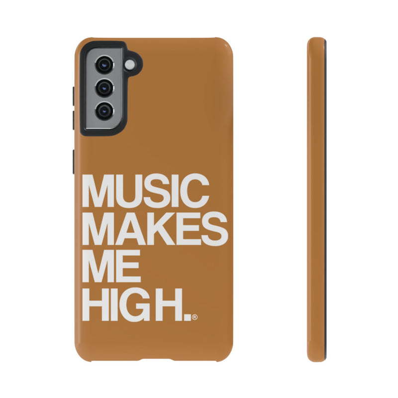 MMMH Classic Phone Case: Light Brown | White