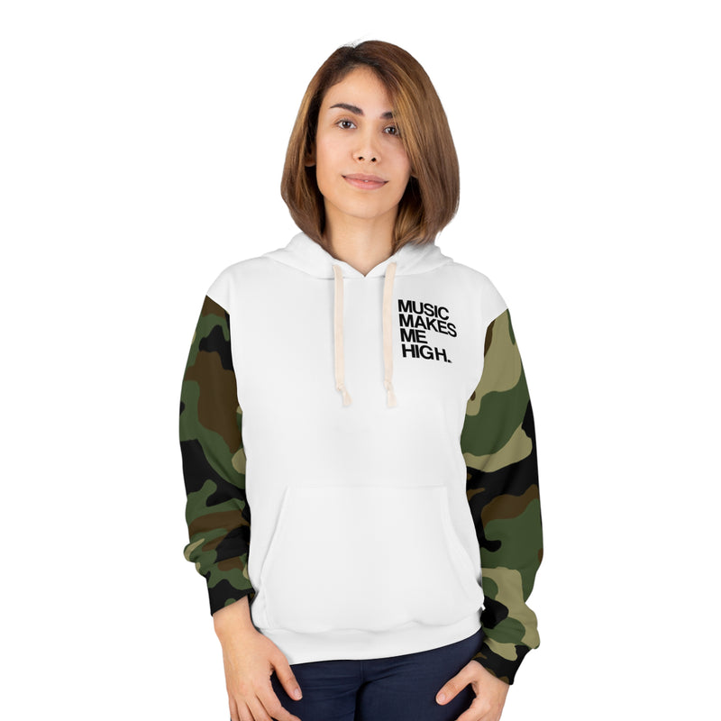 MMMH Unisex Hoodie: Camo/White | Black