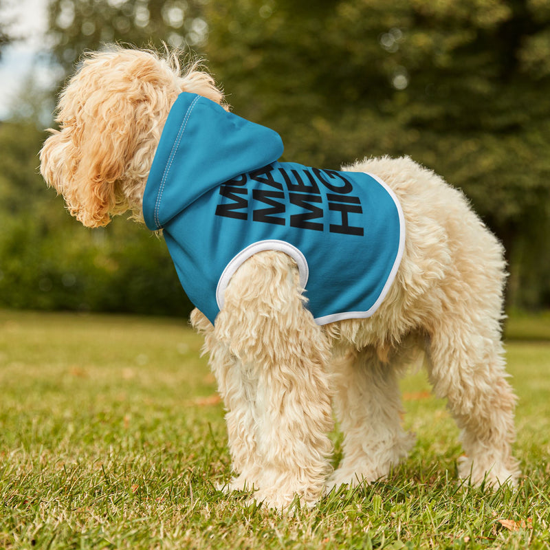 MMMH Pet Hoodie: Turquoise | Black