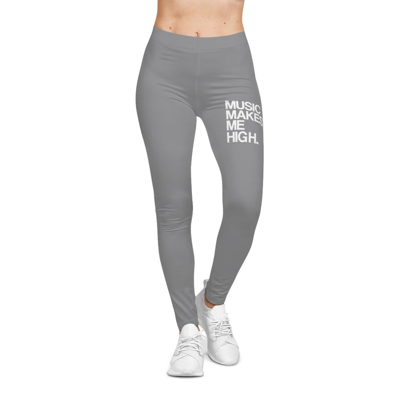 MMMH Leggings: Gray | White