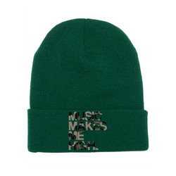 MMMH Beanie: Dark Green | Leopard