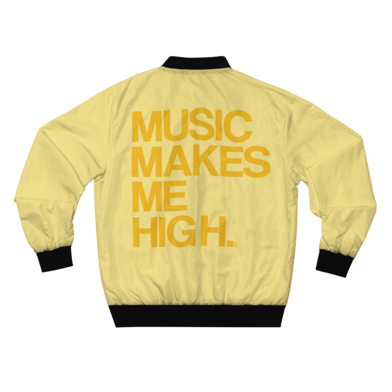 MMMH Unisex Bomber Jacket: Light Yellow | Yellow