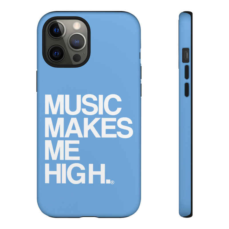 MMMH Classic Phone Case: Light Blue | White