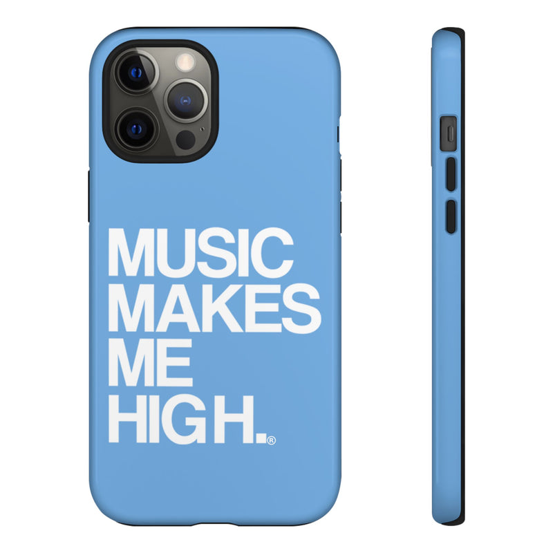 MMMH Classic Phone Case: Light Blue | White