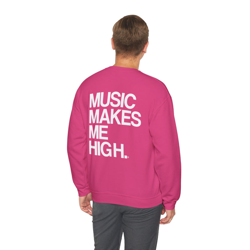 MMMH Unisex Sweatshirt: Heliconia | White Lettering