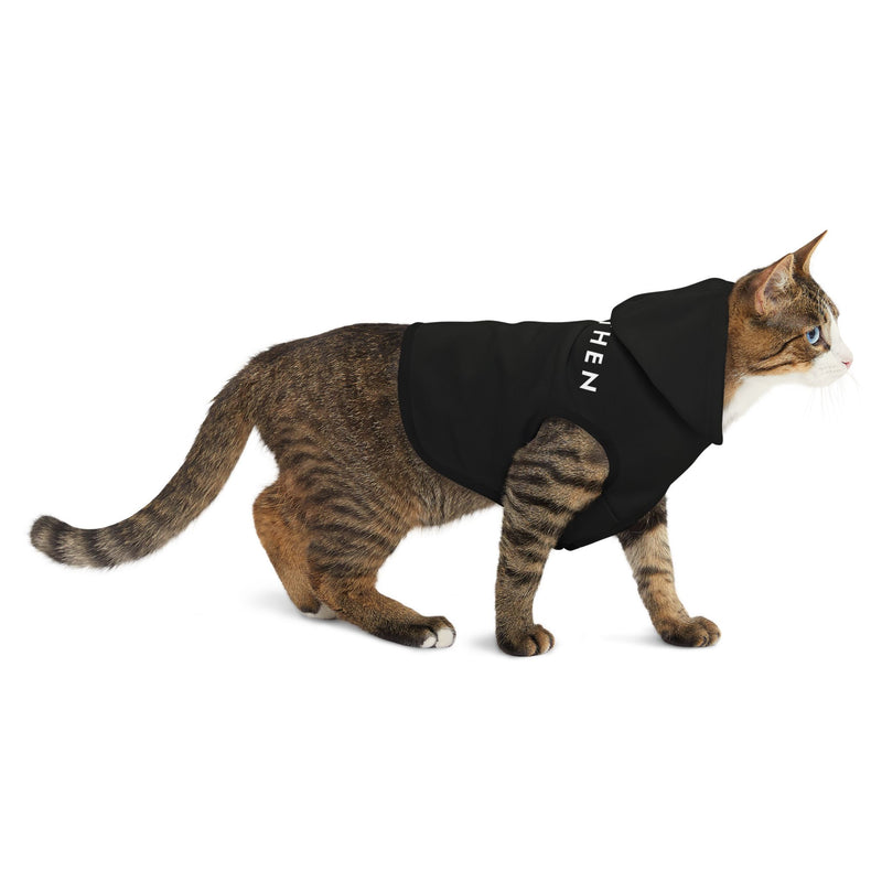 IJTT Pet Hoodie: AT Slash Yellow/White | Black