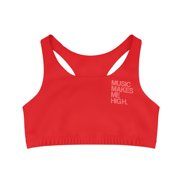 MMMH Sports Bra: Red | Light Red