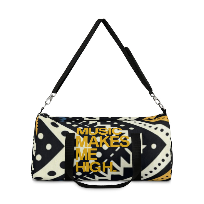 MMMH Duffel Bag: Black Abstract | Yellow