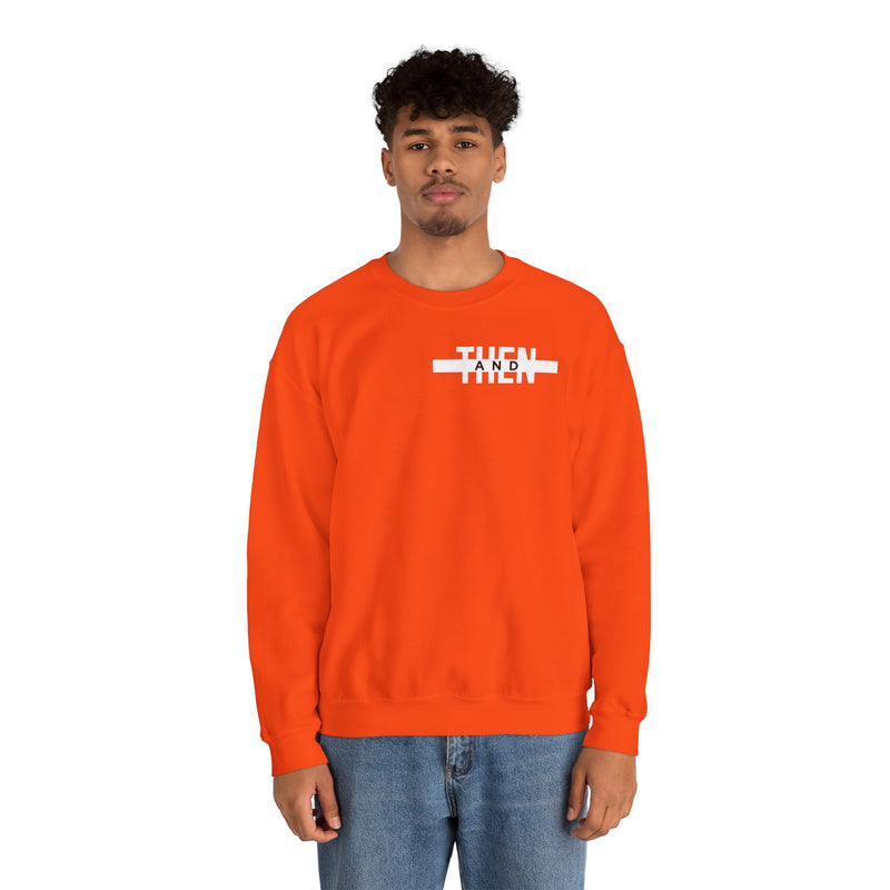 IJTT Unisex Sweatshirt: AT Strike White | Orange