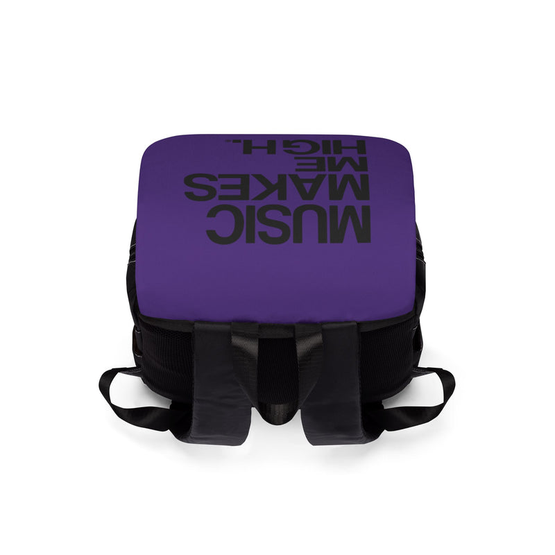 MMMH Backpack: Purple | Black Lettering