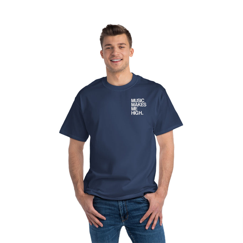 MMMH Unisex T-Shirt: Denim Blue | White Lettering