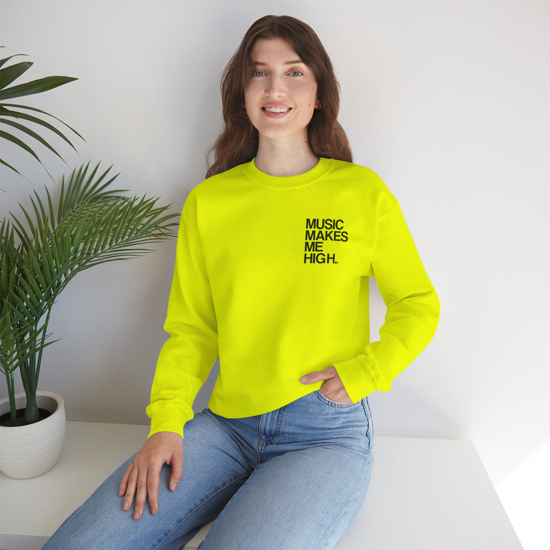 MMMH Unisex Sweatshirt: Safety Green | Black Lettering