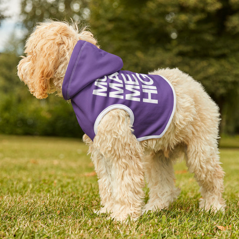 MMMH Pet Hoodie: Light Purple | White