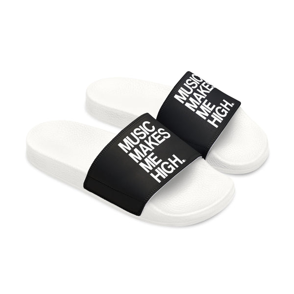 MMMH Unisex Sandals: Black/White | White