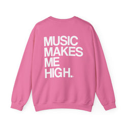 MMMH Unisex Sweatshirt: Safety Pink | White