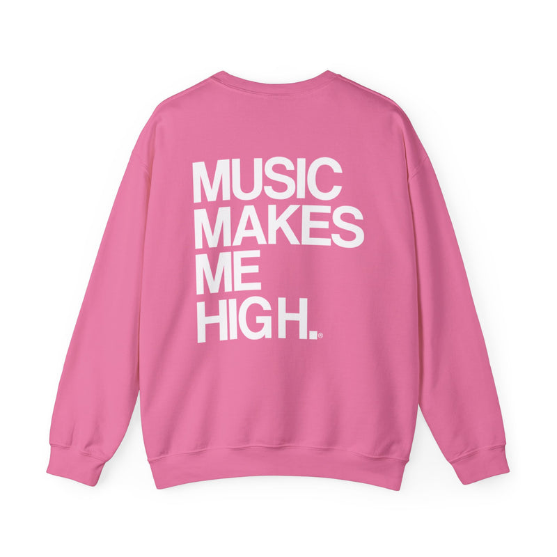 MMMH Unisex Sweatshirt: Safety Pink | White Lettering