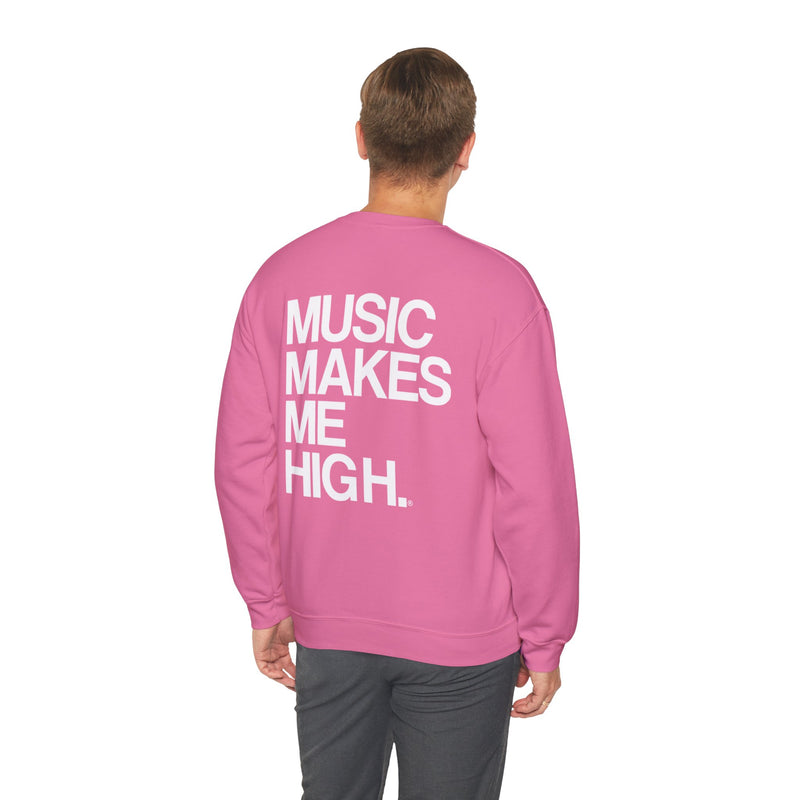 MMMH Unisex Sweatshirt: Safety Pink | White