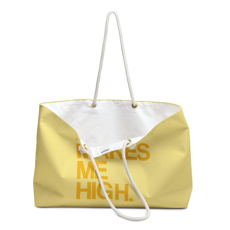 MMMH Weekender Bag (Rope Handle): Light Yellow |  Yellow