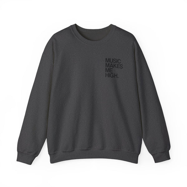 MMMH Unisex Sweatshirt: Dark Heather | Black