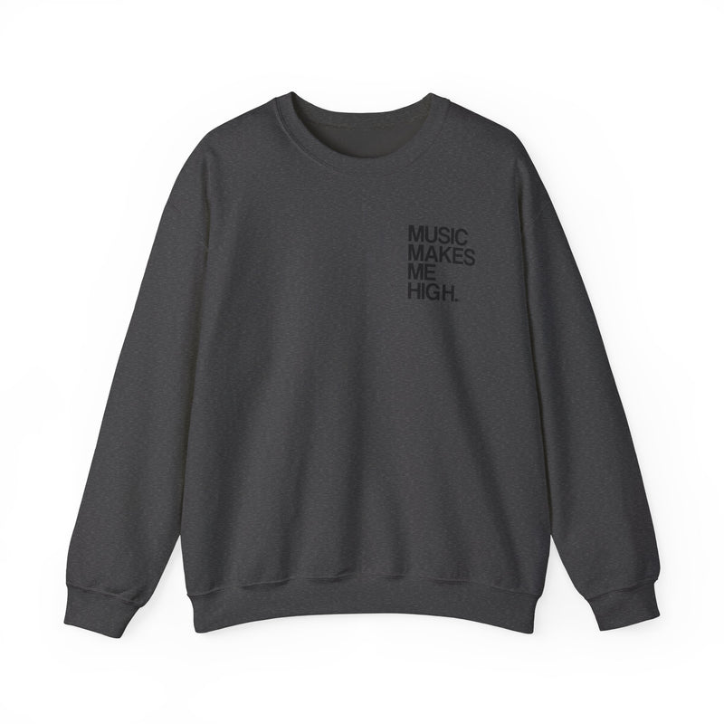 MMMH Unisex Sweatshirt: Dark Heather | Black Lettering