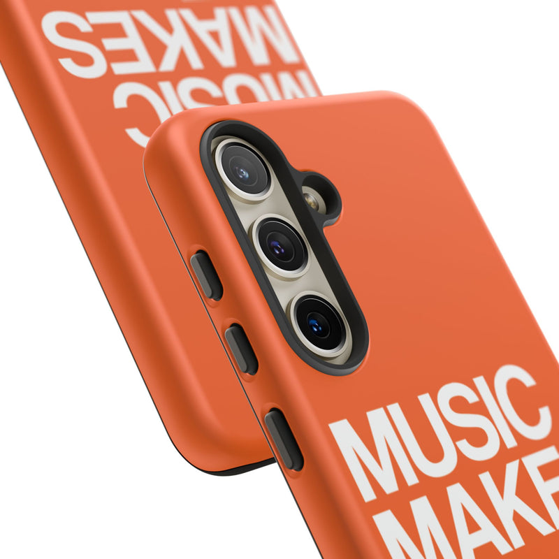 MMMH Classic Phone Case: Orange | White