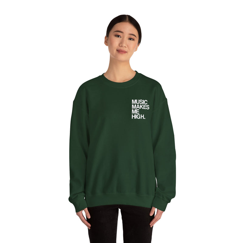 MMMH Unisex Sweatshirt: Forest Green | White